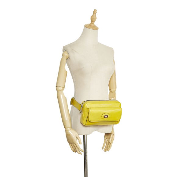 Pre-Loved Gucci Interlocking G Morpheus Leather Belt Bag - Picture 10 of 11